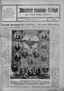Illustrierte Sonntags Beilage zur Neue Lodzer Zeitung 22 lipiec 1917 nr 30
