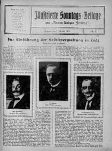 Illustrierte Sonntags Beilage zur Neue Lodzer Zeitung 7 październik 1917 nr 41