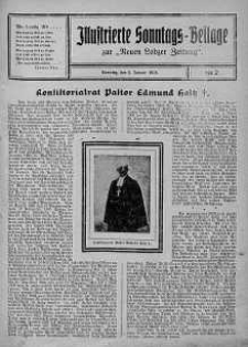 Illustrierte Sonntags Beilage zur Neue Lodzer Zeitung 6 styczeń 1918 nr 2