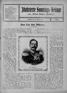 Illustrierte Sonntags Beilage zur Neue Lodzer Zeitung 27 styczeń 1918 nr 5