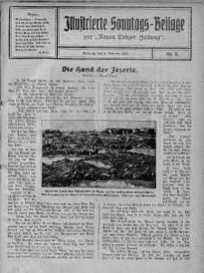 Illustrierte Sonntags Beilage zur Neue Lodzer Zeitung 3 luty 1918 nr 6