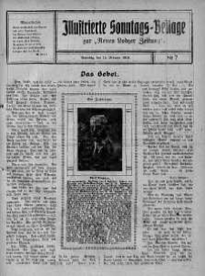 Illustrierte Sonntags Beilage zur Neue Lodzer Zeitung 10 luty 1918 nr 7