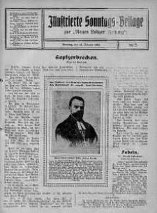 Illustrierte Sonntags Beilage zur Neue Lodzer Zeitung 24 luty 1918 nr 9
