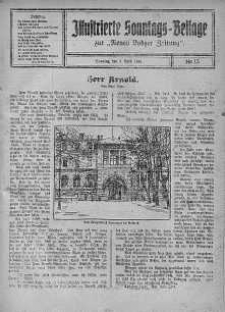Illustrierte Sonntags Beilage zur Neue Lodzer Zeitung 7 kwiecień 1918 nr 15