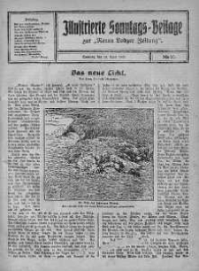 Illustrierte Sonntags Beilage zur Neue Lodzer Zeitung 14 kwiecień 1918 nr 16
