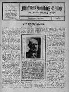 Illustrierte Sonntags Beilage zur Neue Lodzer Zeitung 21 kwiecień 1918 nr 17