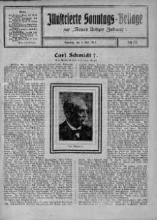 Illustrierte Sonntags Beilage zur Neue Lodzer Zeitung 5 maj 1918 nr 19