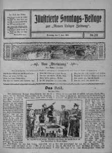 Illustrierte Sonntags Beilage zur Neue Lodzer Zeitung 1 lipiec 1918 nr 28