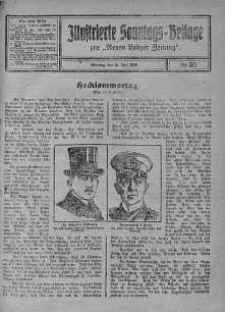 Illustrierte Sonntags Beilage zur Neue Lodzer Zeitung 21 lipiec 1918 nr 30