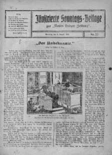 Illustrierte Sonntags Beilage zur Neue Lodzer Zeitung 4 sierpień 1918 nr 32