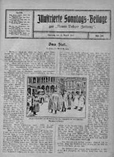 Illustrierte Sonntags Beilage zur Neue Lodzer Zeitung 18 sierpień 1918 nr 34