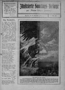 Illustrierte Sonntags Beilage zur Neue Lodzer Zeitung 22 wrzesień 1918 nr 39