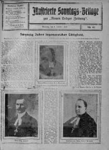 Illustrierte Sonntags Beilage zur Neue Lodzer Zeitung 6 październik 1918 nr 41