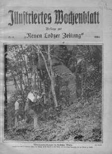 Illustrierte Wochenblatt Beilage zur Neue Lodzer Zeitung 1924 nr 19