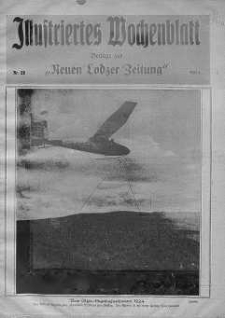 Illustrierte Wochenblatt Beilage zur Neue Lodzer Zeitung 1924 nr 22