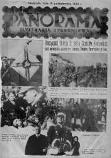 Panorama. Ilustracja tygodniowa 15 październik 1933