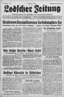 Lodscher Zeitung 3 styczeń 1940 nr 3
