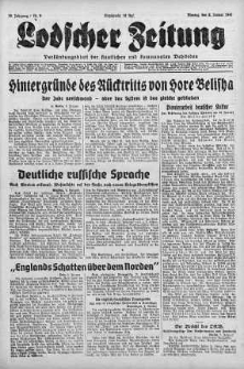 Lodscher Zeitung 8 styczeń 1940 nr 8