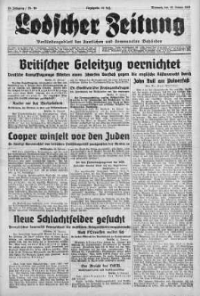 Lodscher Zeitung 10 styczeń 1940 nr 10