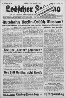 Lodscher Zeitung 12 styczeń 1940 nr 12