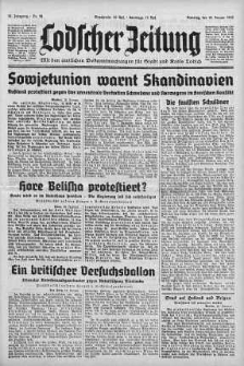 Lodscher Zeitung 16 styczeń 1940 nr 16