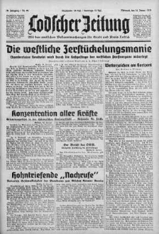 Lodscher Zeitung 24 styczeń 1940 nr 24