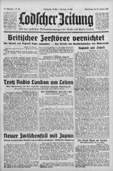 Lodscher Zeitung 25 styczeń 1940 nr 25