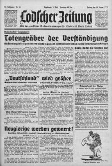 Lodscher Zeitung 26 styczeń 1940 nr 26