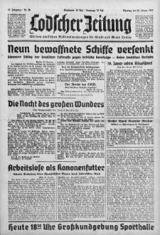 Lodscher Zeitung 30 styczeń 1940 nr 30