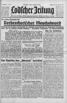 Lodscher Zeitung 18 luty 1940 nr 49