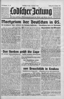 Lodscher Zeitung 23 luty 1940 nr 54