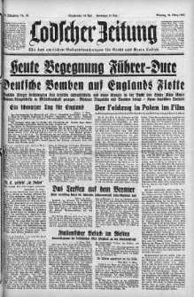 Lodscher Zeitung 18 marzec 1940 nr 78