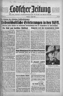 Lodscher Zeitung 1 kwiecień 1940 nr 91