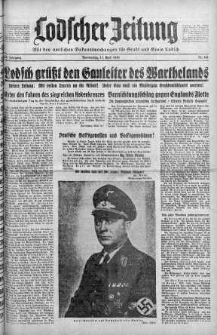Lodscher Zeitung 11 kwiecień 1940 nr 101