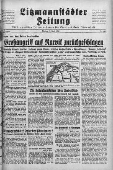 Litzmannstaedter Zeitung 15 kwiecień 1940 nr 105
