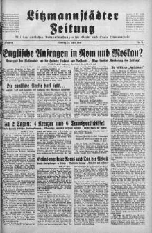 Litzmannstaedter Zeitung 22 kwiecień 1940 nr 112