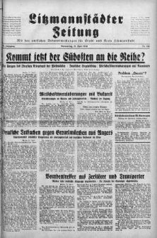 Litzmannstaedter Zeitung 25 kwiecień 1940 nr 115