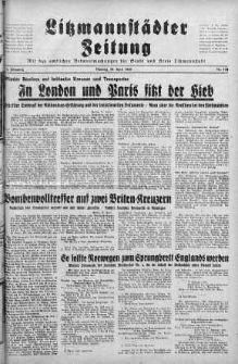 Litzmannstaedter Zeitung 29 kwiecień 1940 nr 119