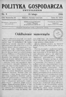 Polityka Gospodarcza 10 luty 1936 nr 9