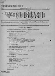 Głos Lasu: Organ Związku Zawodowego Pracowników Leśnych i Przemysłu Drzewnego 1945 sierpień nr 3