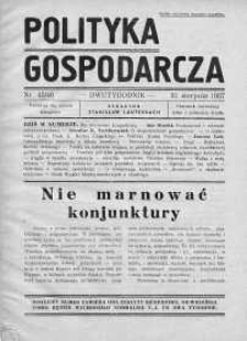 Polityka Gospodarcza 31 sierpień 1937 nr 45/46
