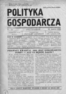 Polityka Gospodarcza 25 marzec 1938 nr 59