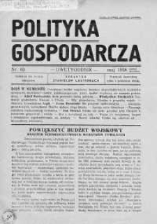 Polityka Gospodarcza maj 1938 nr 63
