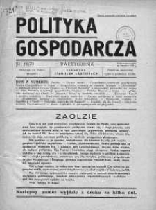 Polityka Gospodarcza sierpień 1938 nr 69/70