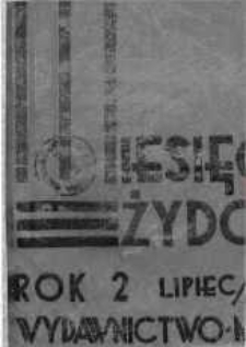 Miesięcznik Żydowski lipiec-sierpień 1932 zeszyty 7/8