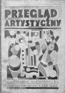 Przegląd Artystyczny 1929 R.V nr 1-2
