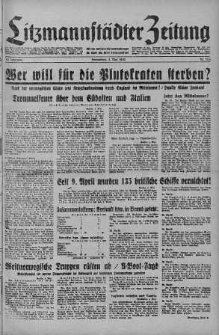 Litzmannstaedter Zeitung 4 maj 1940 nr 123