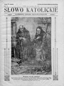 Słowo Katolickie : Tygodnik Ilustrowany Poświęcony Sprawom Religijno-Społecznym 6 grudzień 1931 nr 49