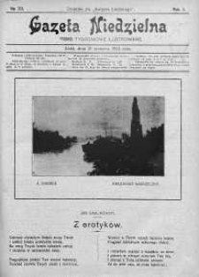Gazeta Niedzielna 22 sierpień 1910 nr 33
