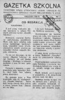 Gazetka Szkolna 1924 grudzień nr 1